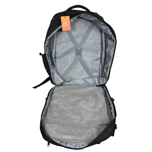 Maelstrom KB-05 Unisex Black Nylon Adjustable Strap Travel Backpack - Picture 8 of 13